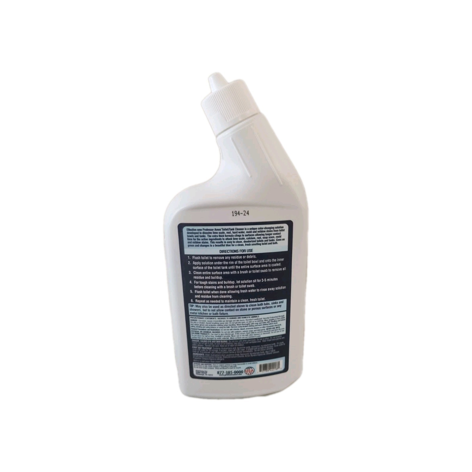 Professor Amos 33 oz Fast Toilet-Tank Cleaner/Deodorizer Solution—Fresh Breeze