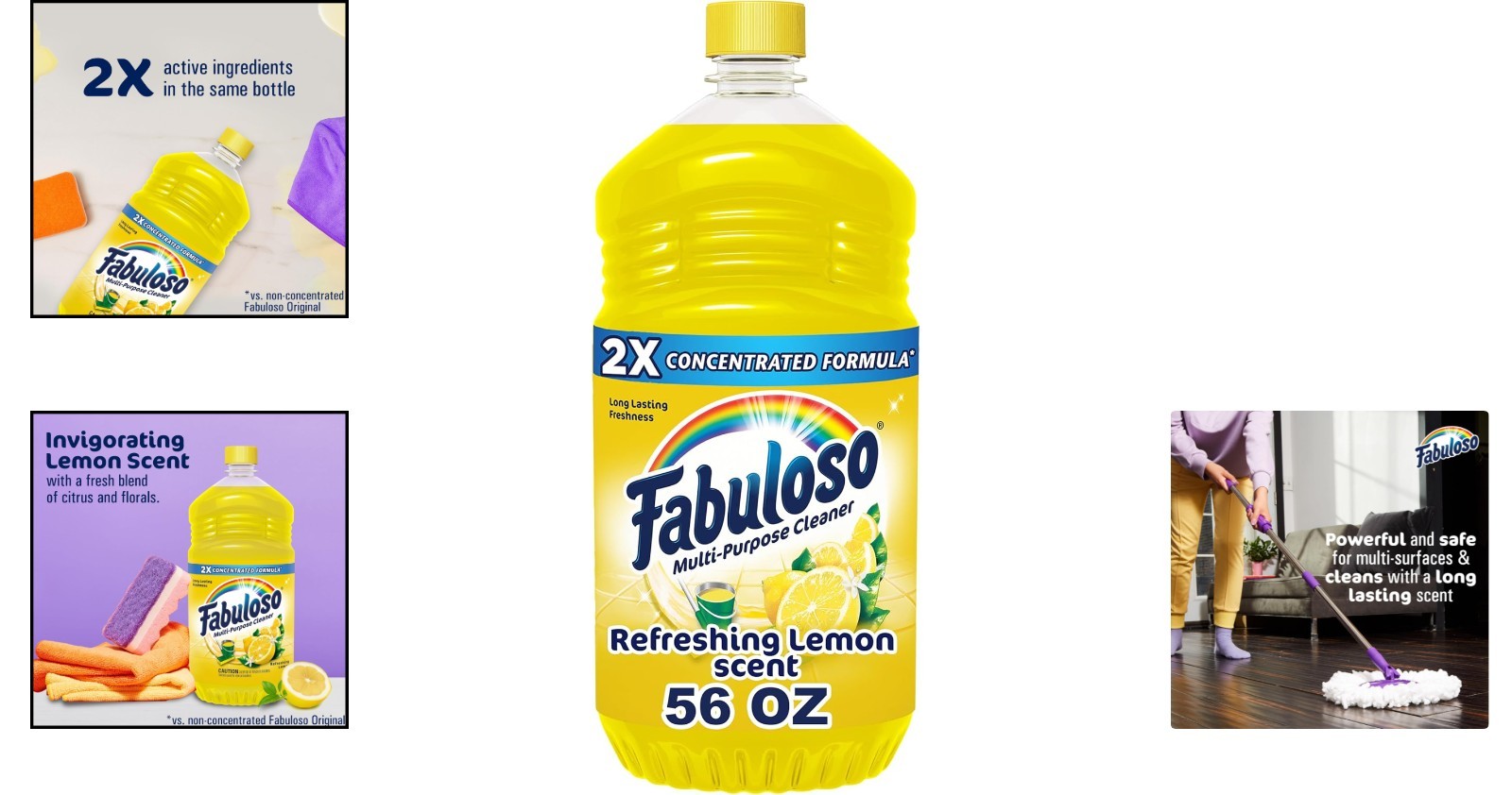 56 oz Multi-Purpose Cleaner with Lemon Scent – Effective, Eco-Conscious Solution