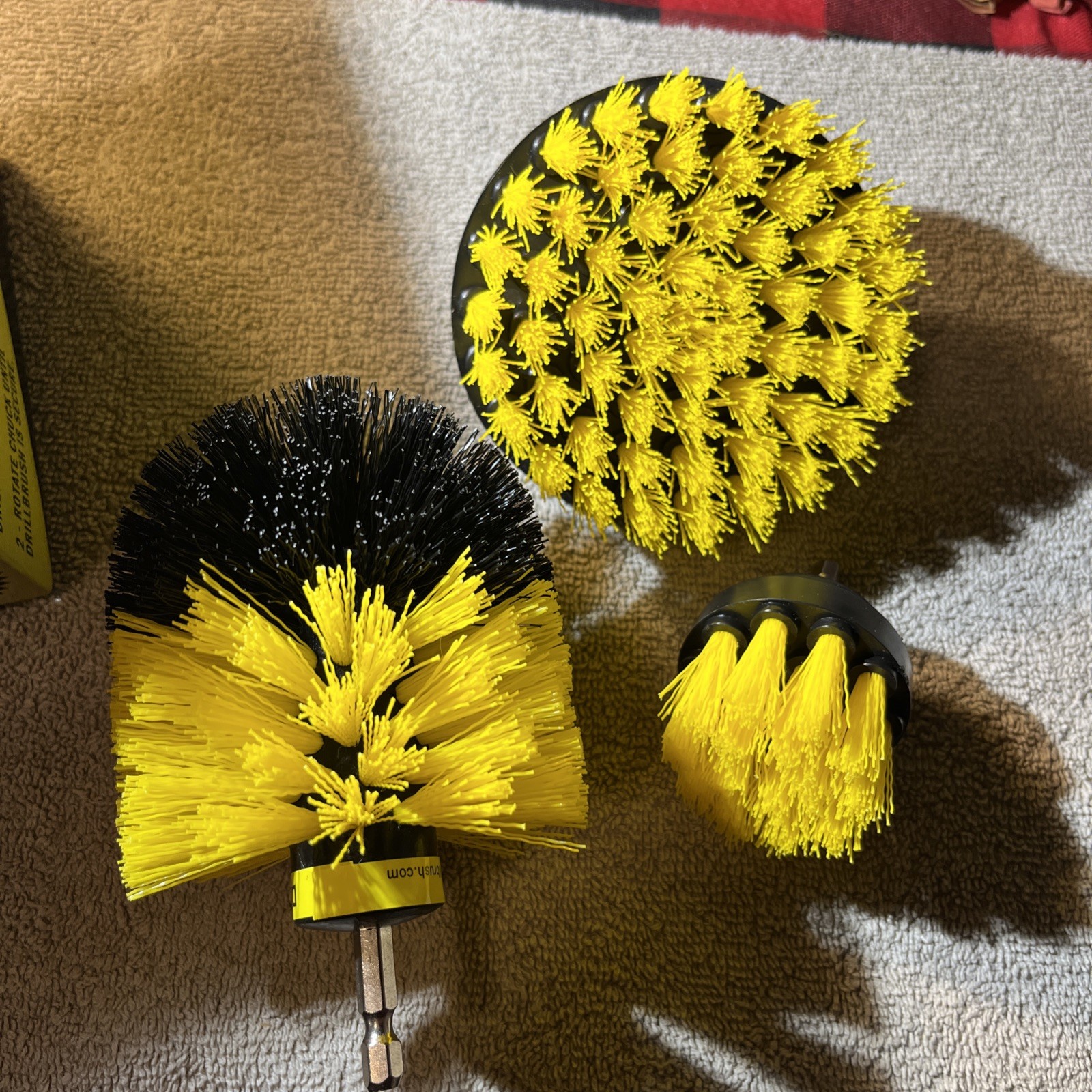 (New)Drill Brush Attachment Set for Bathroom Cleaning