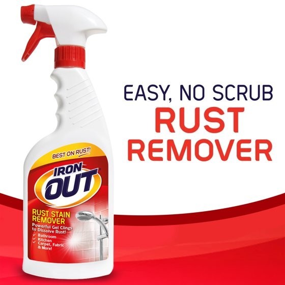 Iron OUT Rust Stain Remover Spray Gel, Remove Rust Stains in Bathrooms, Kitch…