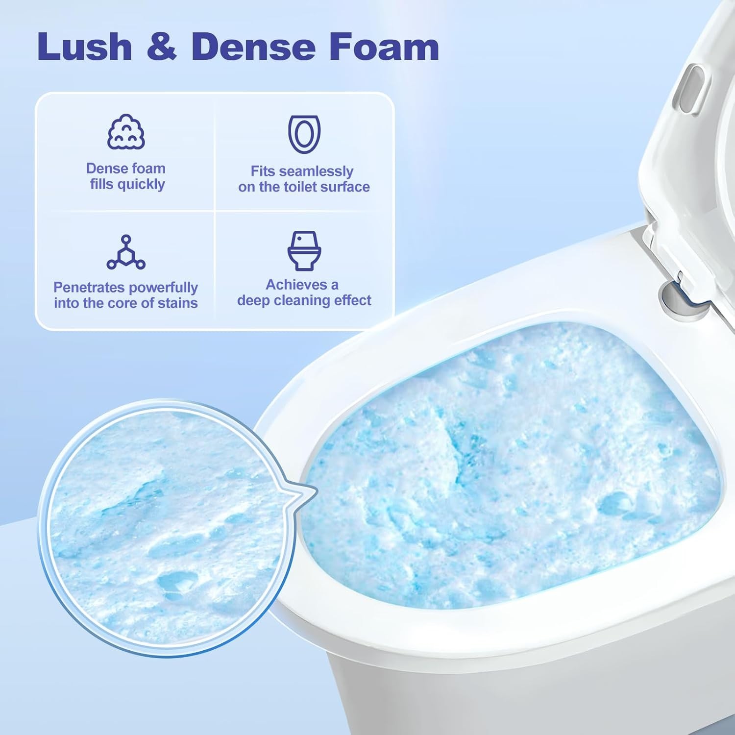 Toilet Cleaner – 2 Bottles, Powerful Bathroom Cleaning Product, Effectively