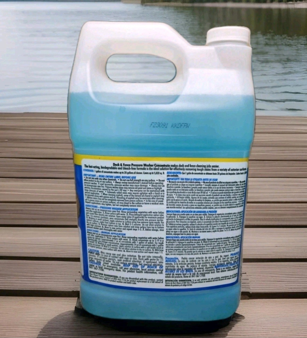 Deck & Fence Concentrated Krud Kutter Cleaner Powerwash Formula Makes 20 Gallon