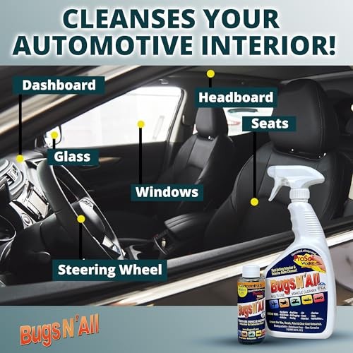Bugs N’ All Multipurpose Car Cleaner & Degreaser Multi-Surface Car Cleaner 4 oz