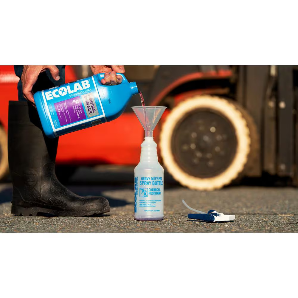 ECOLAB 32 oz. Heavy-Duty Pro Spray Bottle (4-Pack)