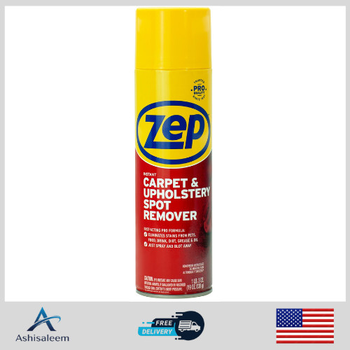 ZEP ZUSPOT19 Carpet Upholstery Spot Stain Remover Spray 19 oz