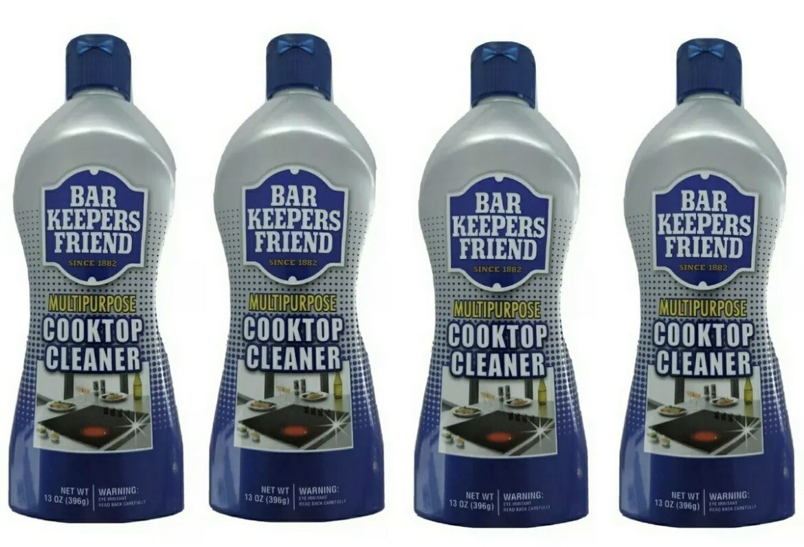 (4PKS-13oz Bottle) Bar Keepers Friend Cooktop Cleaner FREE FAST SHIPPING!