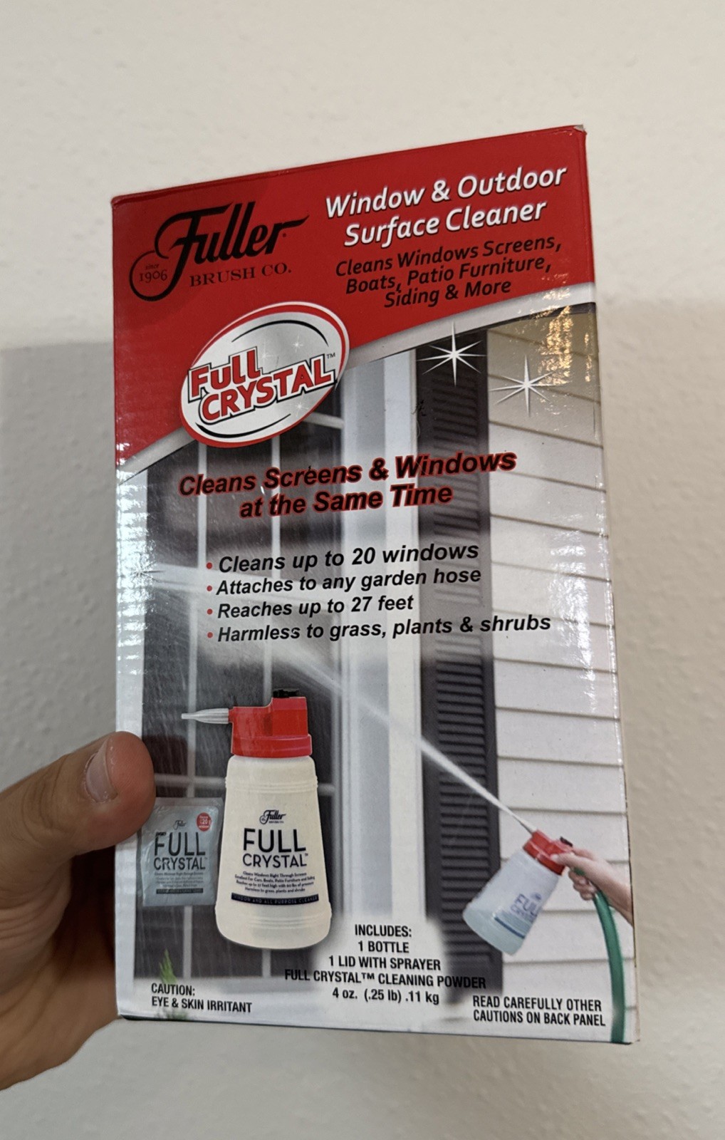 Fuller Brush FBFC-6 Full Crystal Window and Outdoor Surface Cleaner BRAND NEW