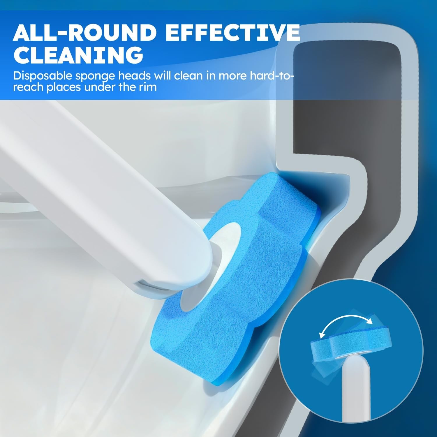 Disposable Toilet Brush Refills 20PCS Only for – Toilet Bowl Cleaner