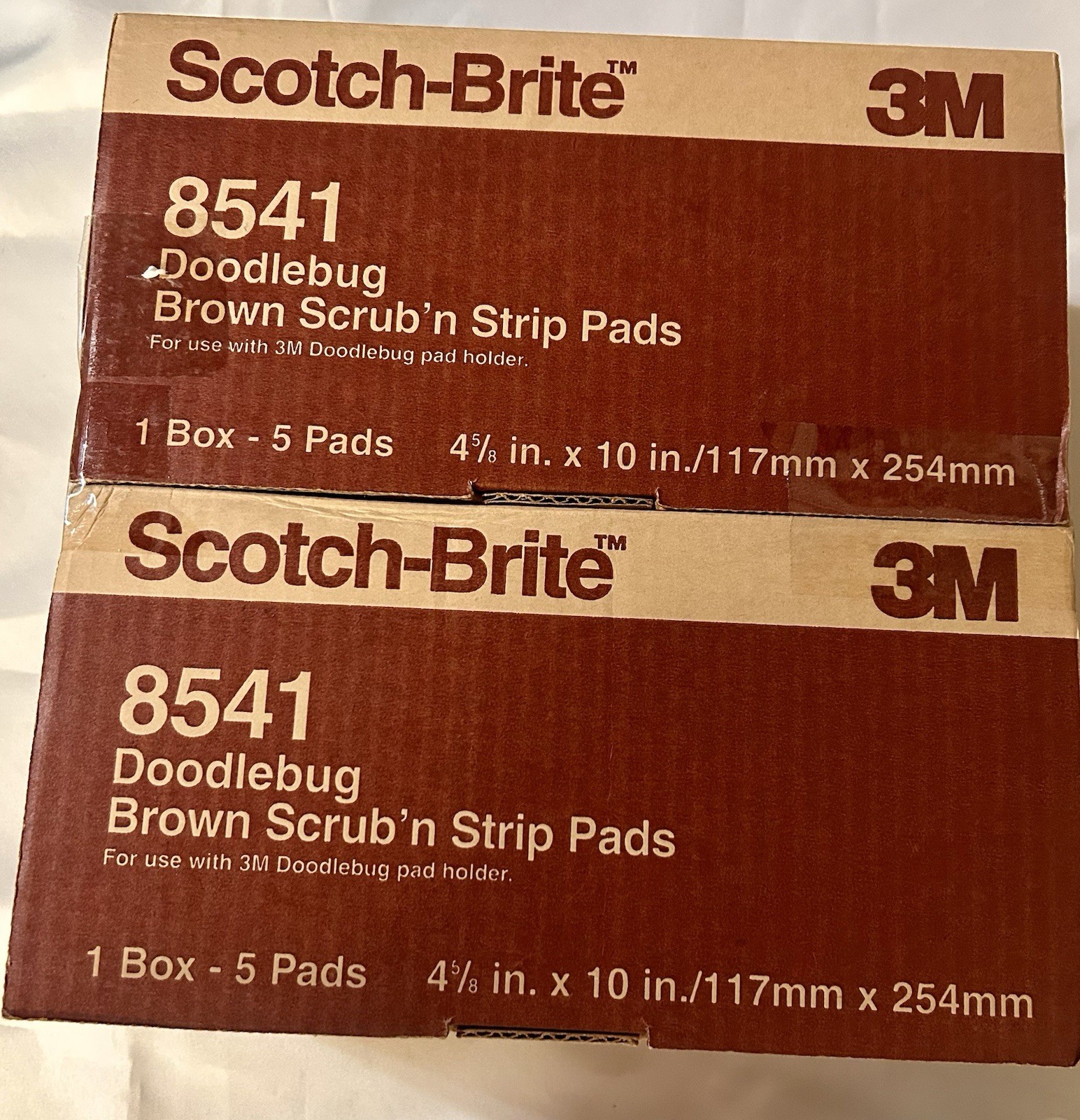 3 M Doodlebug Scrub N Strip Pads, Office Warehouse Floor Cleaning Stripping