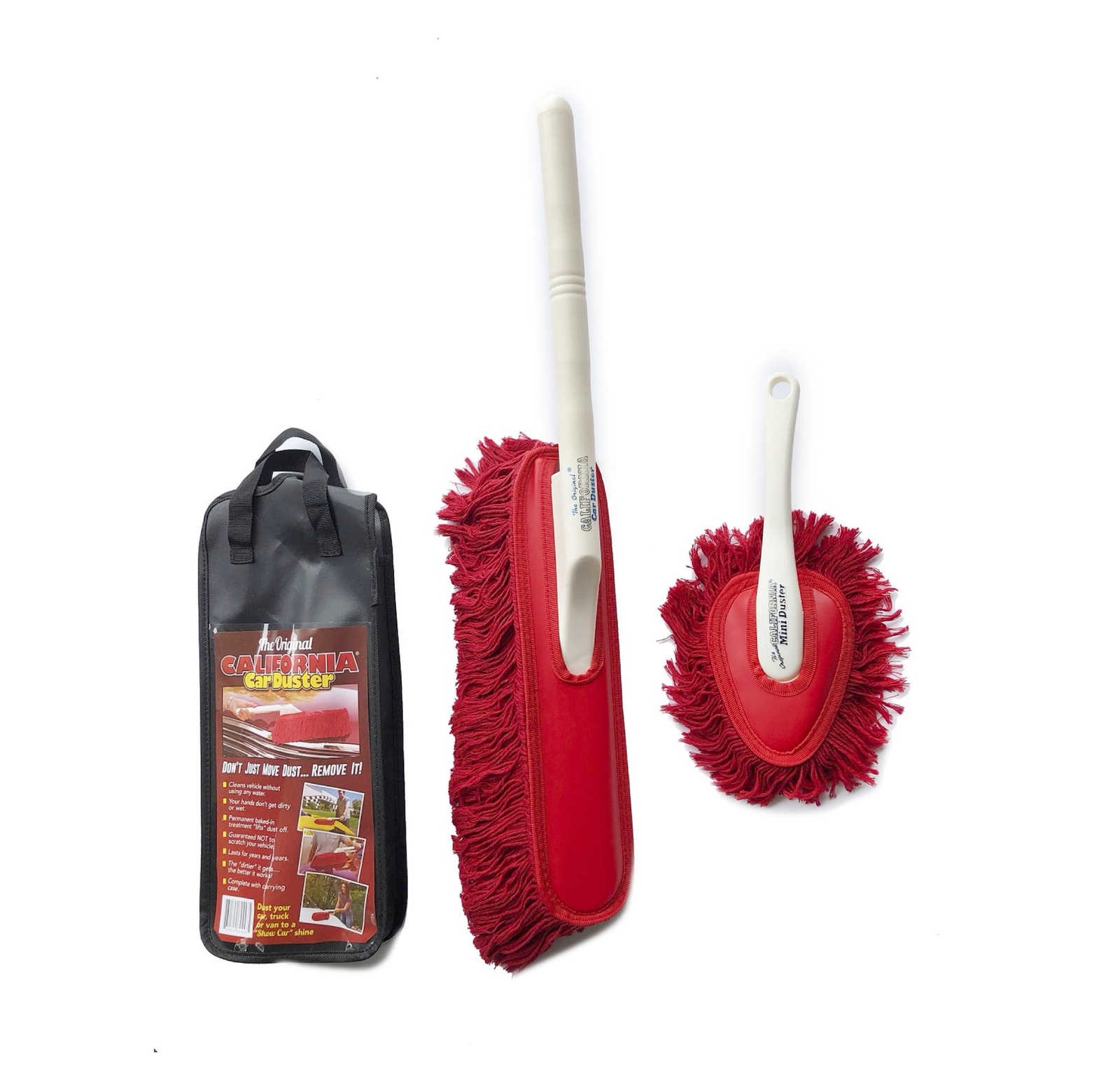 The Original California Car Duster Detailing Kit with Plastic Handle Model