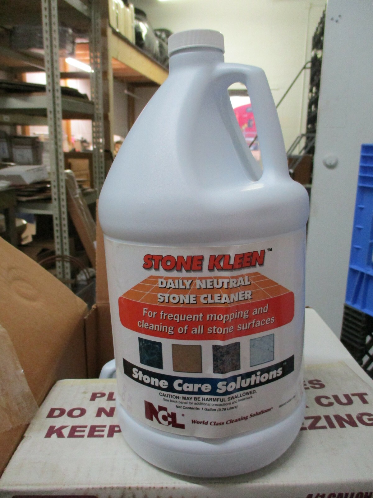 CASE OF 4 GALLON NCL STONE KLEEN 2503 DAILY NEUTRAL STONE CLEANER FREE SHIPPING