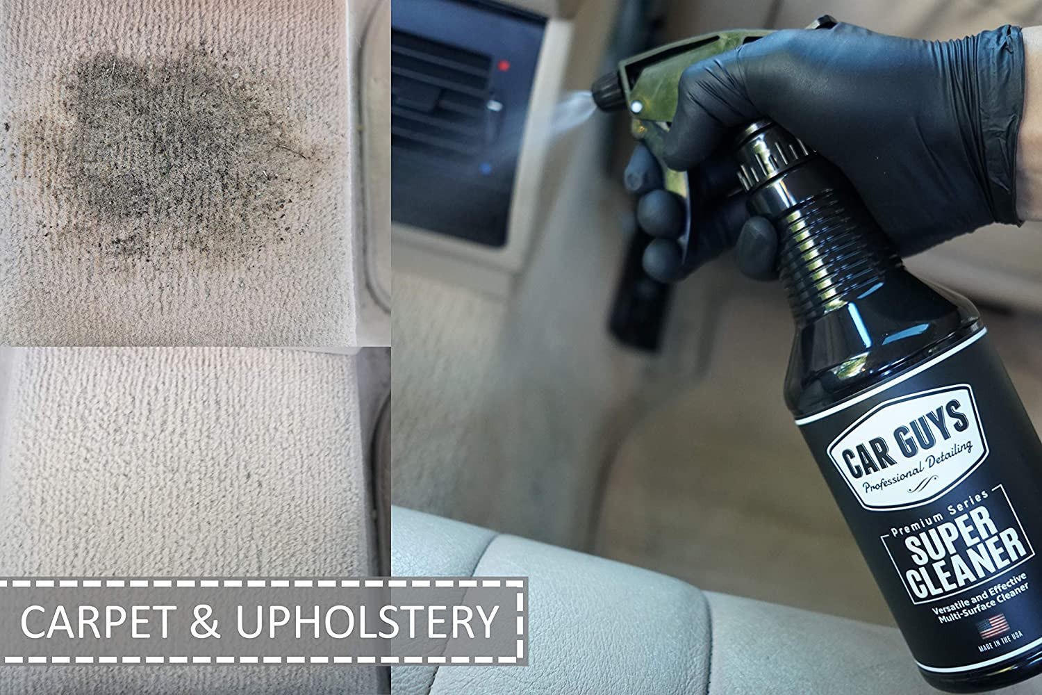 CAR GUYS Detailing Super Cleaner Effective Interior Car Leather Vinyl Carpet