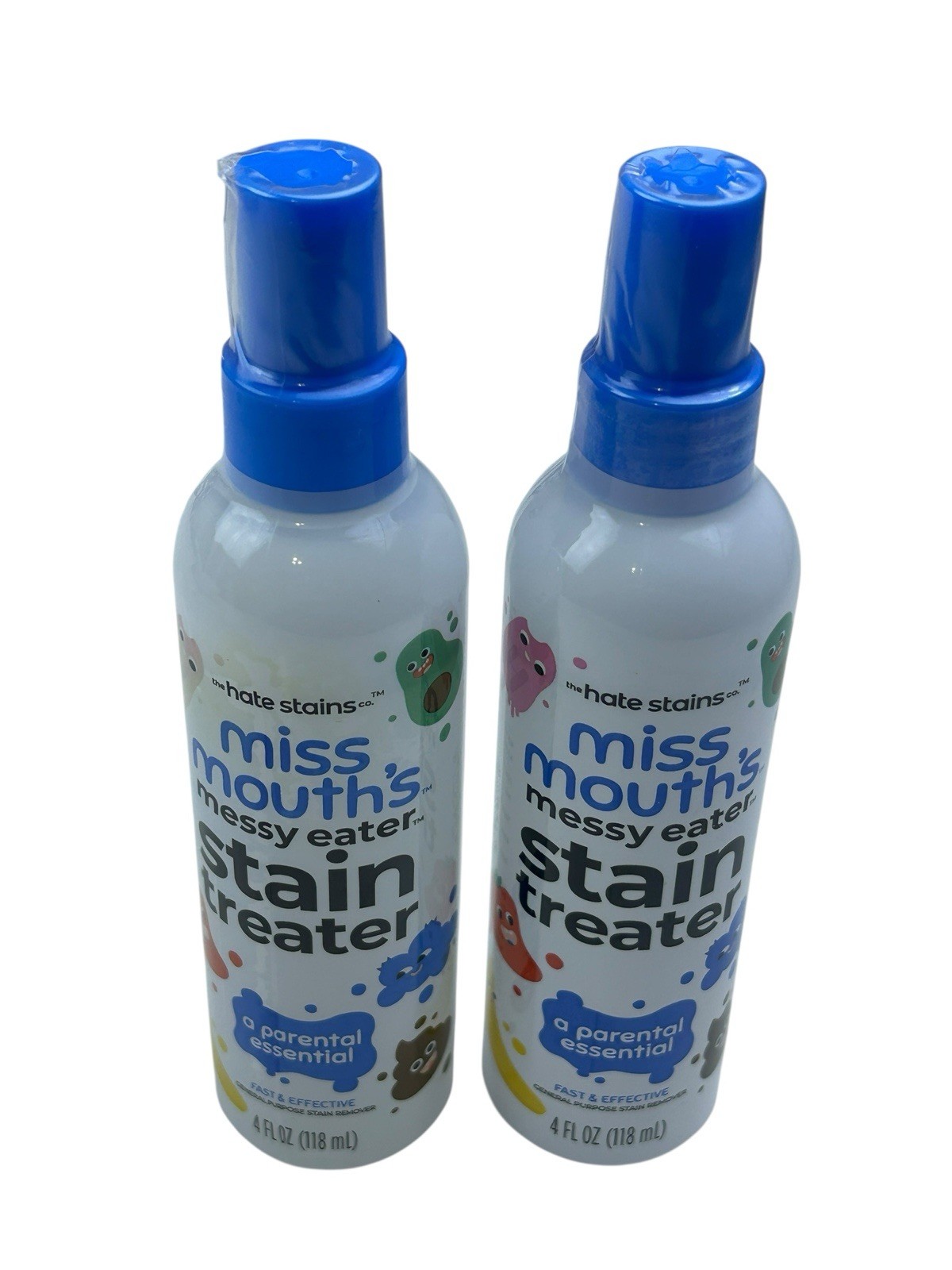 Hate Stains Co. Miss Mouth’s Messy Eater Stain Treater 4oz 2 Pack Set New Sealed