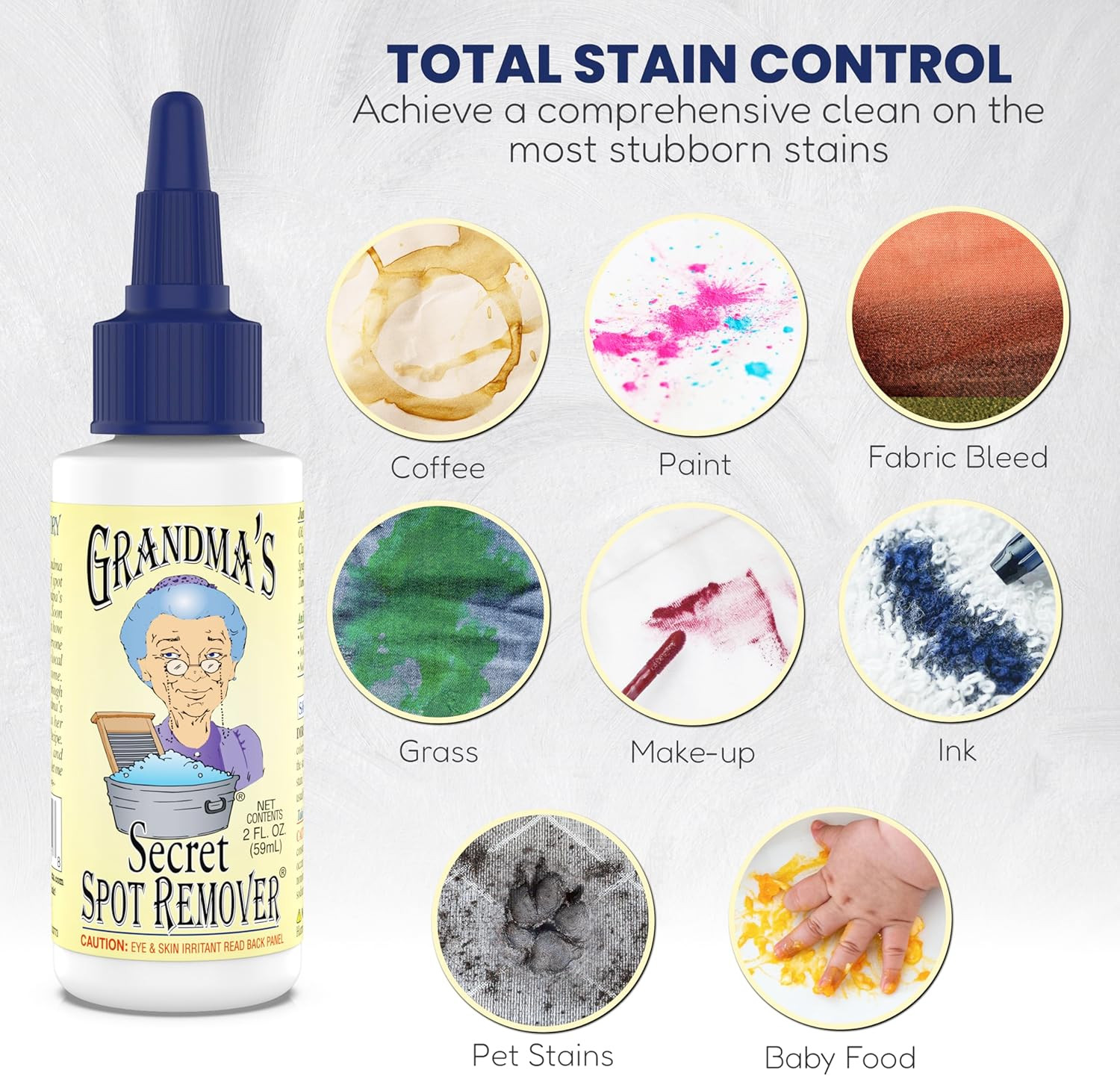 Grandma’S Secret Spot Remover Laundry Spray – Chlorine, Bleach and Toxin-Free Fa