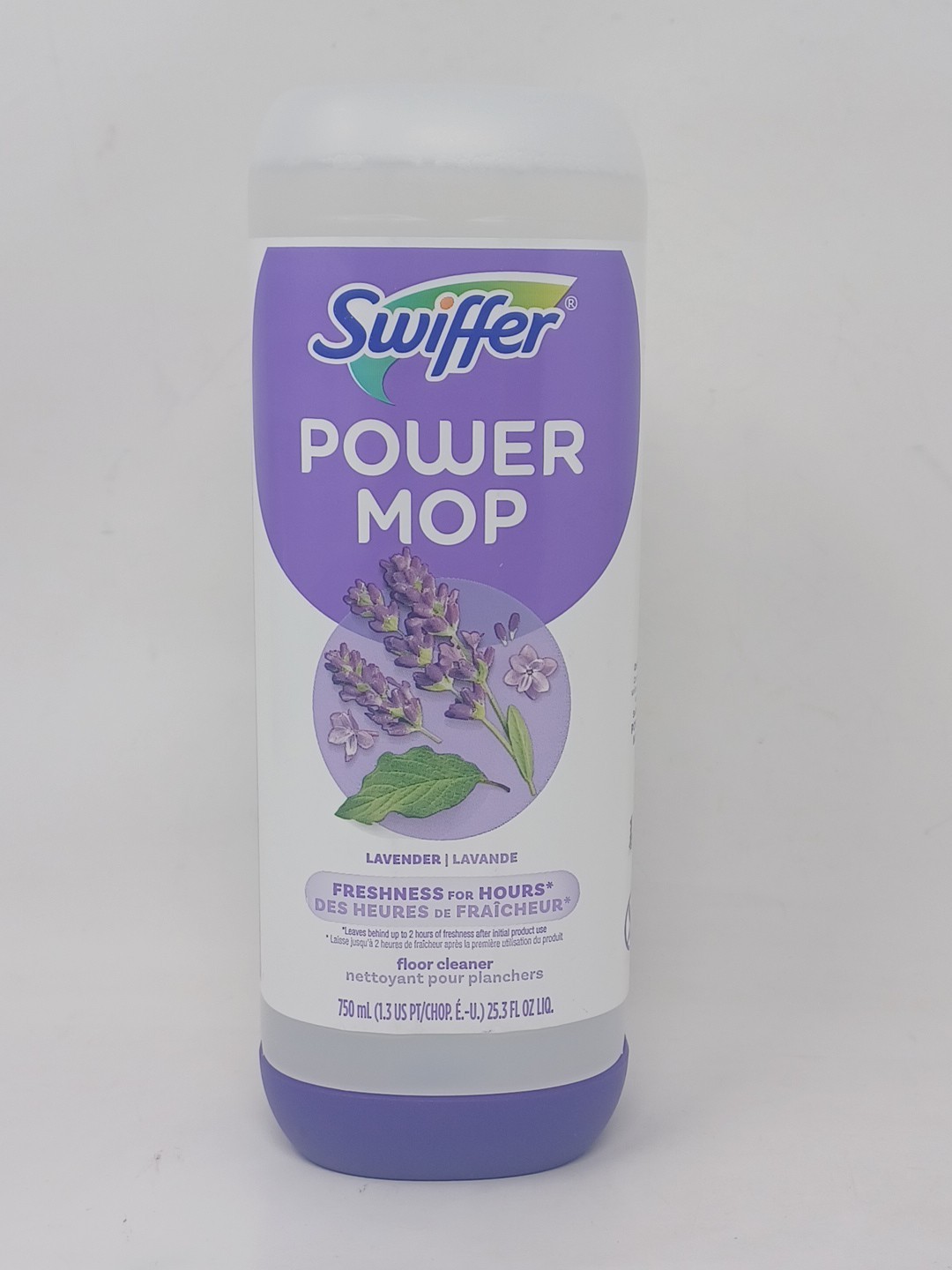 1 Swiffer PowerMop Deodorizing Floor Cleaner Refill Lavender Scent 25.3 Fl. Oz.
