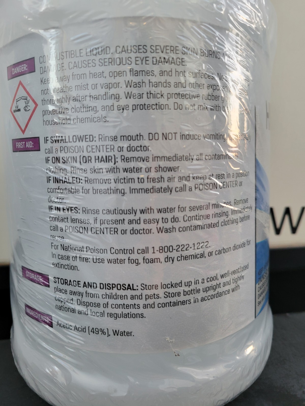 2(Two)Simply Vinegar Hi- Performance Vinegar 49% Concentrat. 10x Stronger Galons