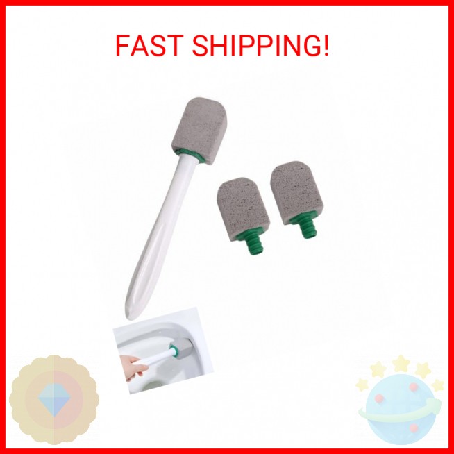 Pumice Stone Toilet Cleaning Kit with Long Handle – Effortless Hard Water Stain