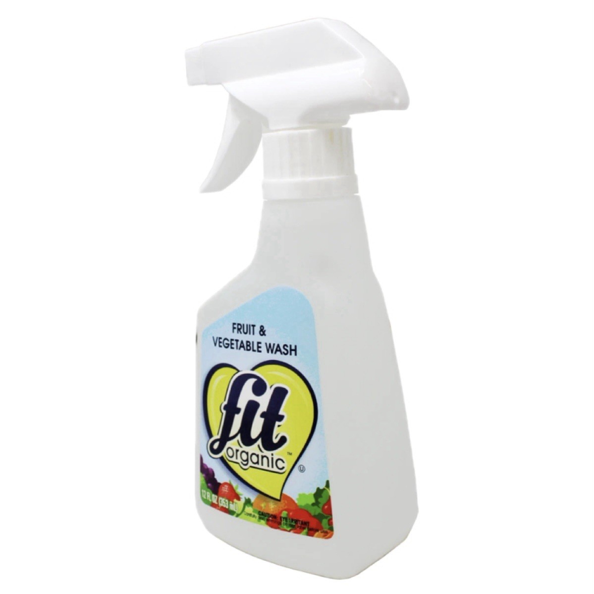 FIT Organic Fruit & Vegetable Wash Spray Bottle 12 Fl Oz 14 Pack