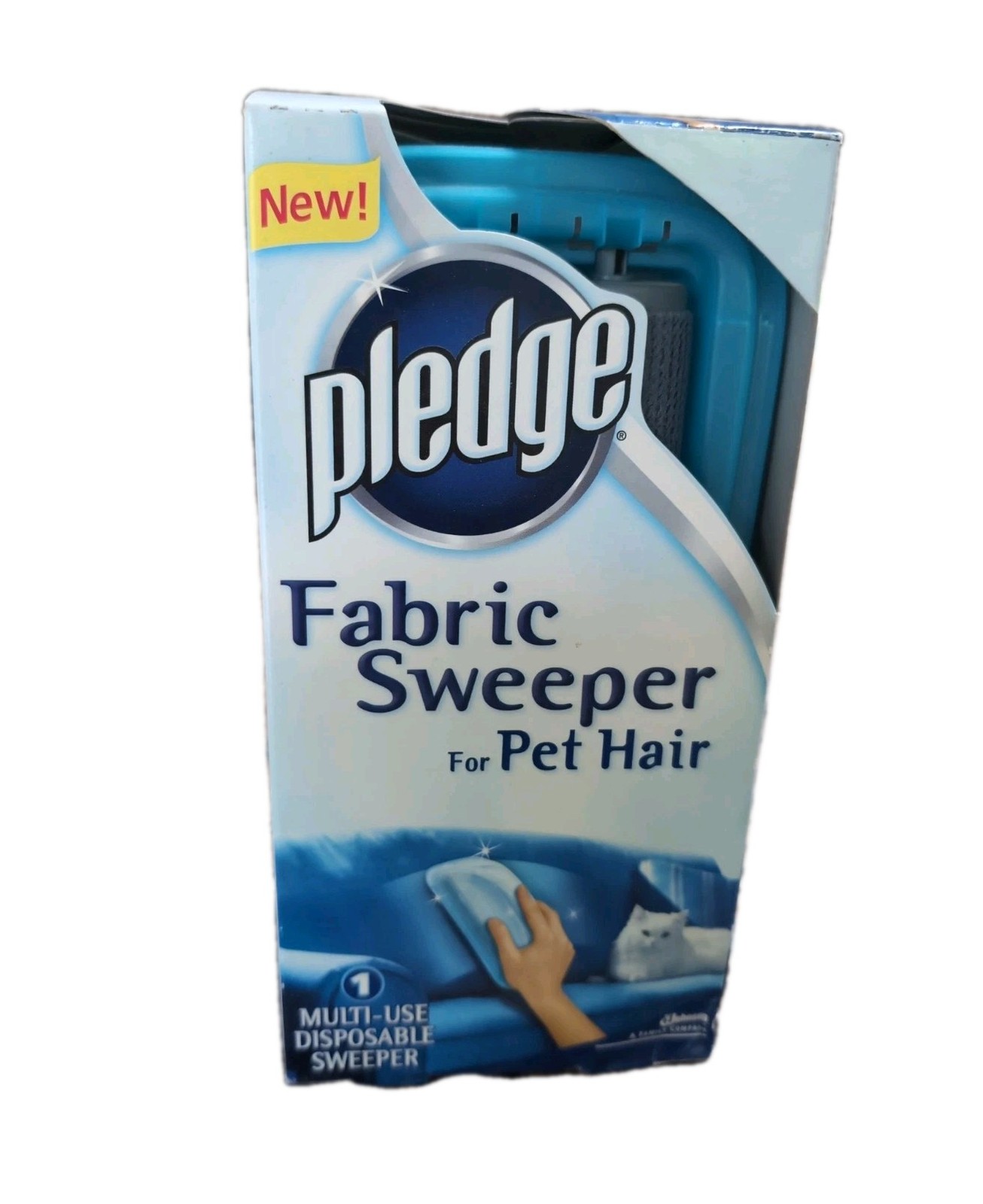 Pledge Fabric Sweeper Pet Hair Multi Use Reusable Traps Cat & Dog Fur Reuse NEW