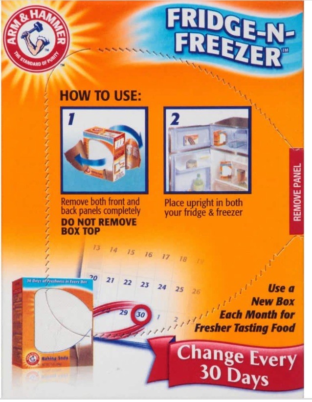 Arm & Hammer Fridge-N-Freezer Baking Soda, 14 Oz.USA-Free Shipping