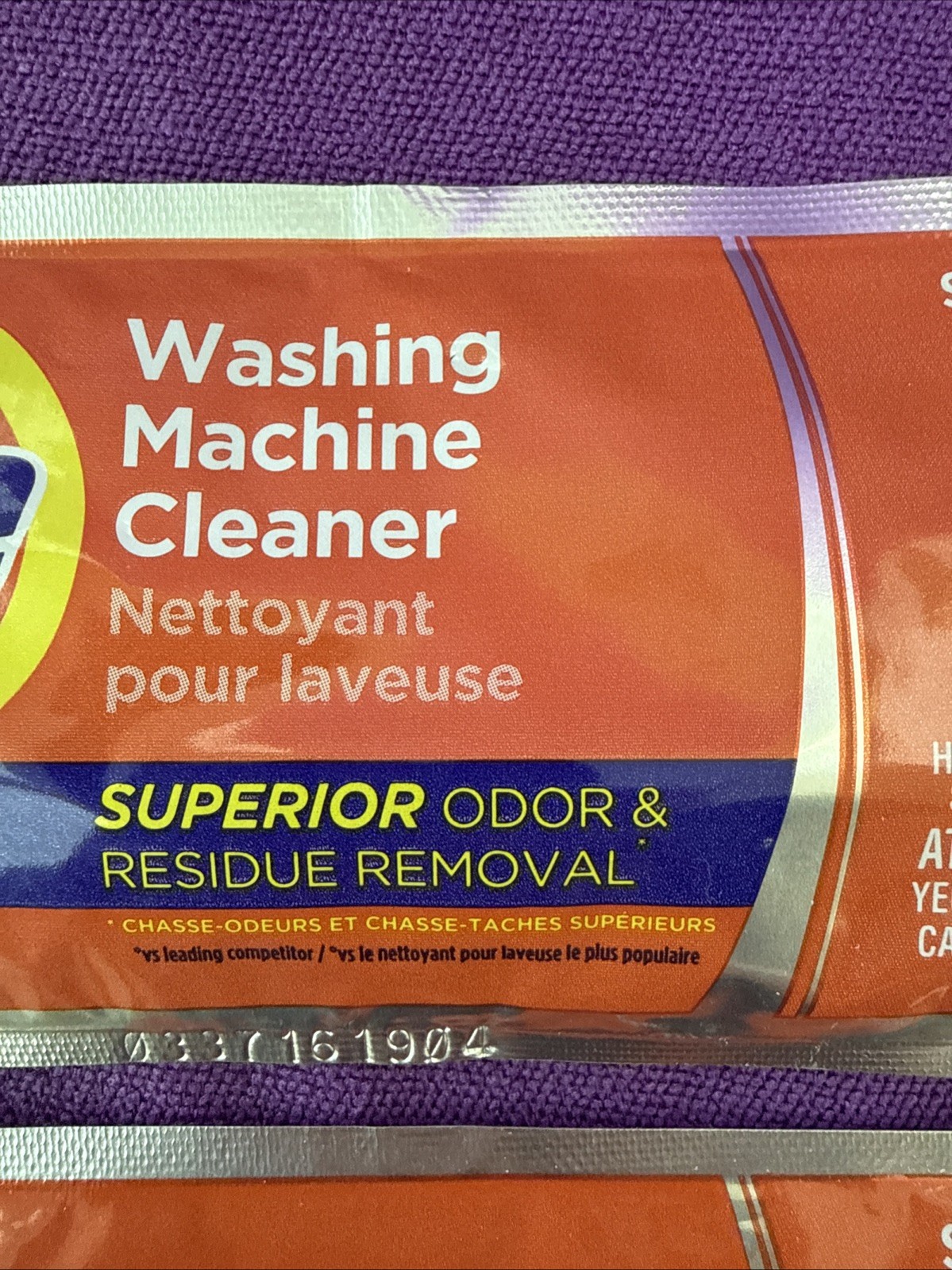 NEW Tide Washing Machine Cleaner Single Use Packet 2 Packets