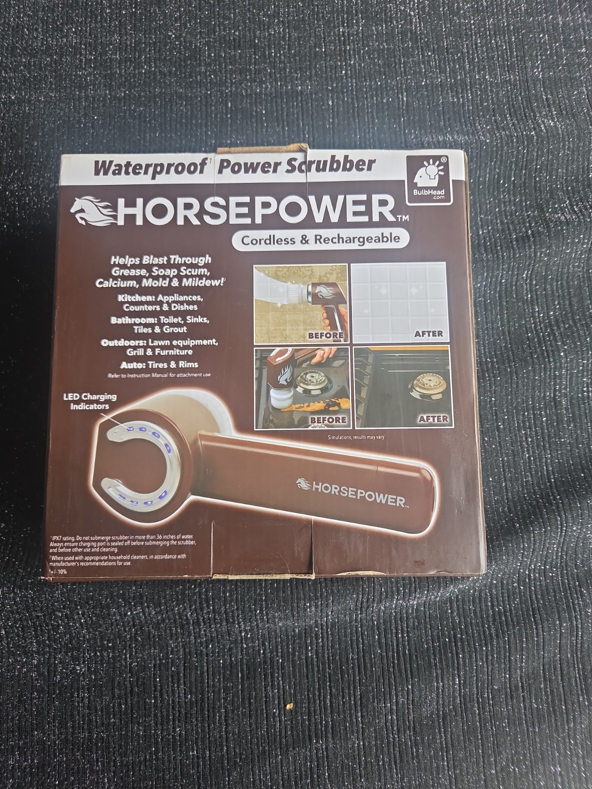 Ruby Horsepower Scrubber Electric Power Spins 350 RPM
