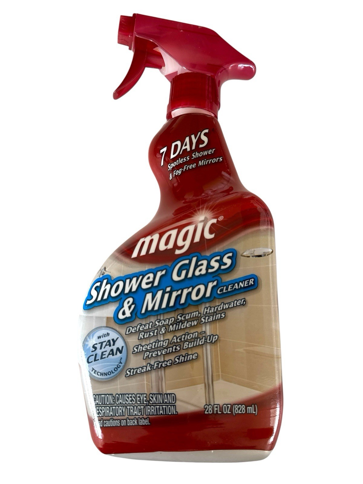 Magic Shower Glass & Mirror Cleaner Trigger 28 Fl Oz New