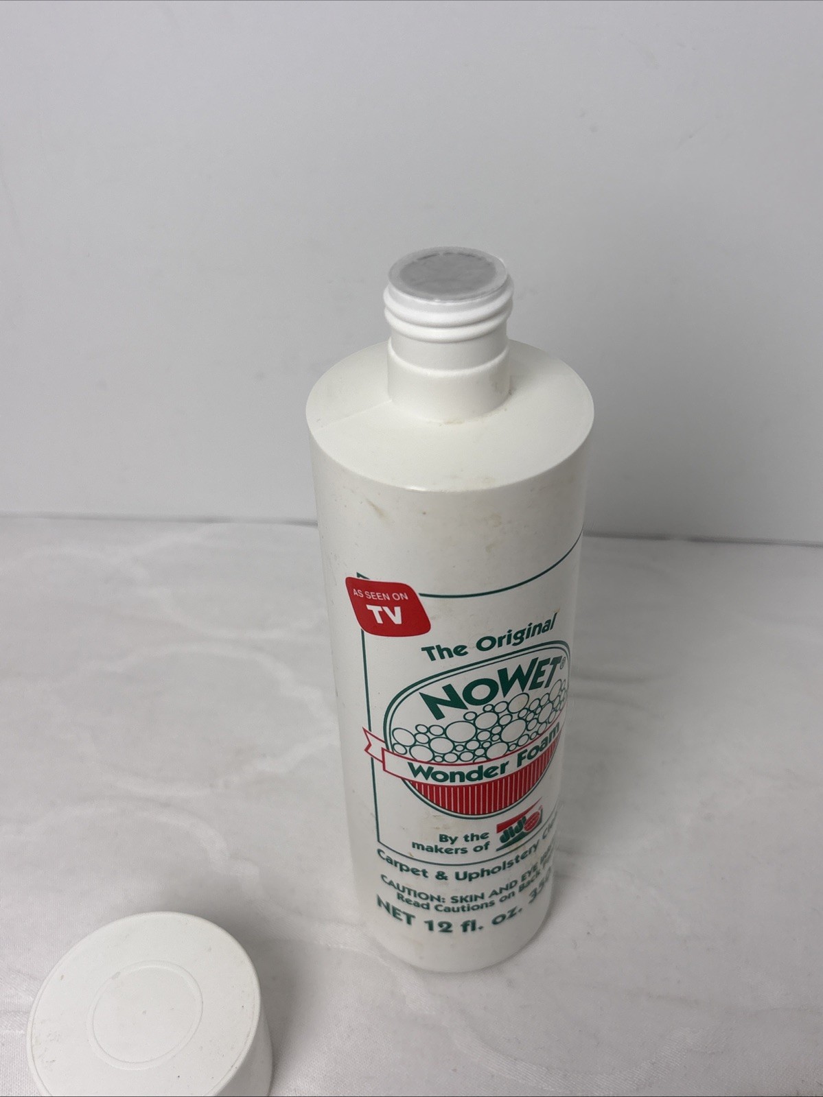 The Original Nowet Wonder Foam Carpet Upholstery Cleaner 12fl Oz New Sealed HTF
