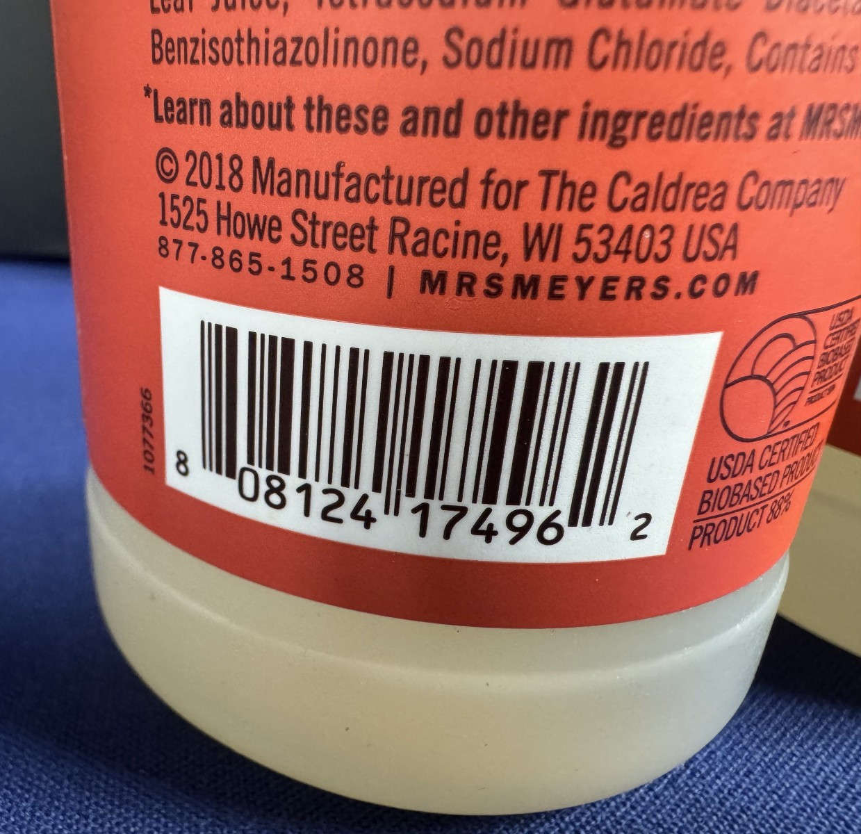 Mrs. Meyer’s Radish Scent Clean Day Dish Soap • 16 Ounce Bottle • Set of 3