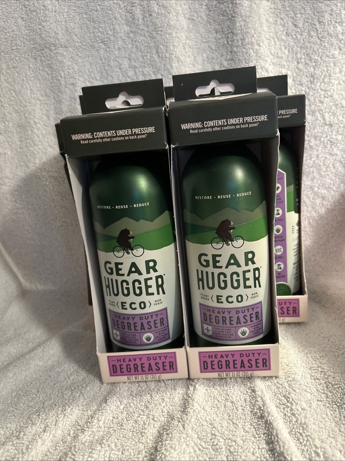 5 – ECO Gear Hugger Heavy Duty Degreaser 11oz Each – Free S & H – ECO Friendly