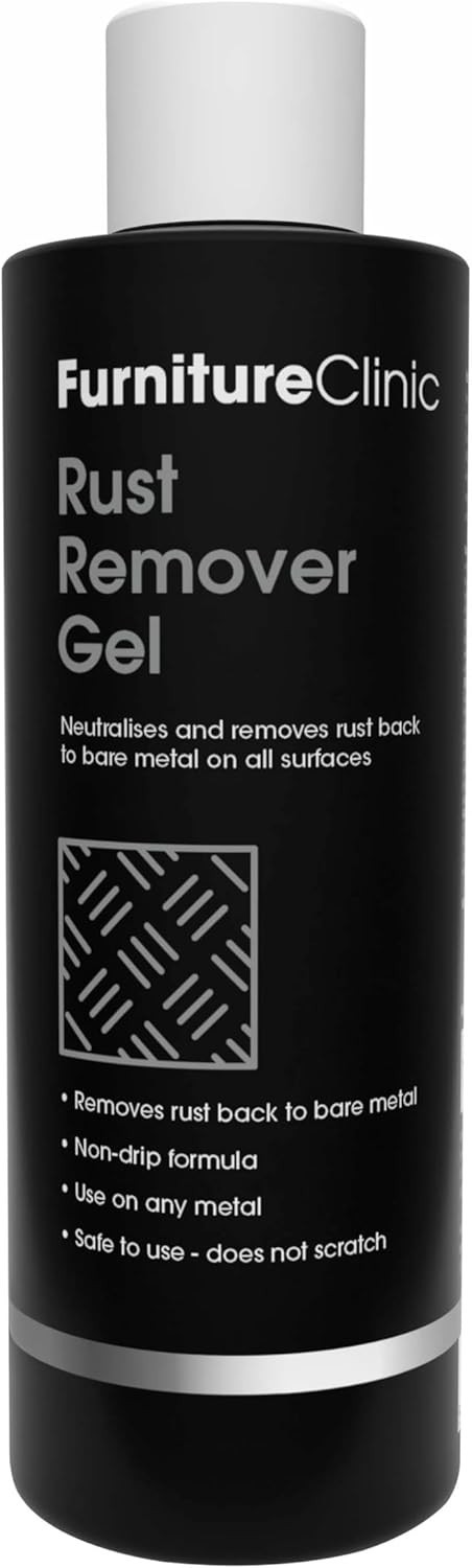 Furniture Clinic Rust Remover Gel for Metal – Fast Acting & Safe, 8.5 Fl oz