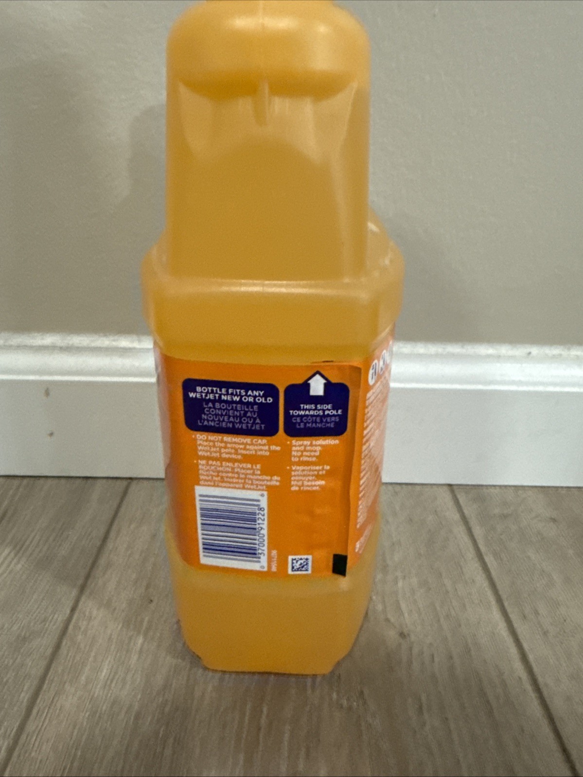 Swiffer Wet Jet Floor Refill Floor Cleaner Sweet Citrus & Zest 42.2 Fl Oz New