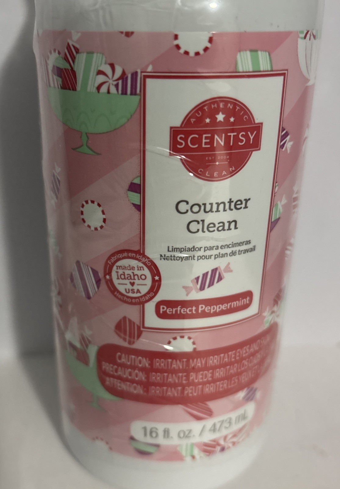 Scentsy Counter Clean Perfect Peppermint Scent 16oz. NEW SEALED