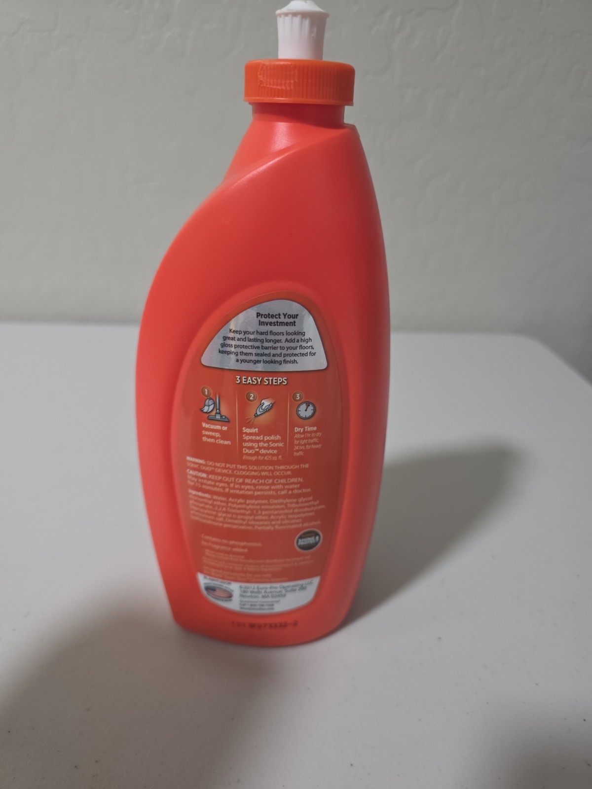 SHARK Wood & Hard Floor Cleaner Wood Floor Polish 28 oz. Discontinued NEW Orange