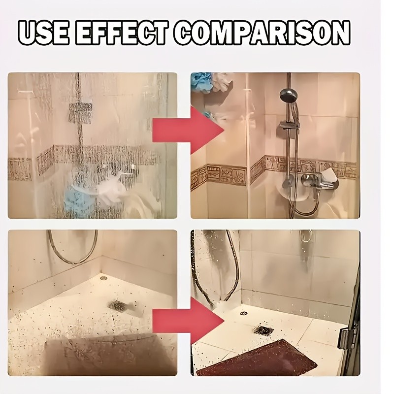 Multi-Purpose Bathroom Polishing Powder – Glass And Faucet Cleaner, Hard…