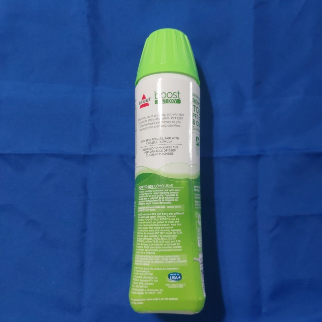 Bissell Boost PET OXY Carpet Cleaning Formula Enhancer Removes Pet Stains Odors