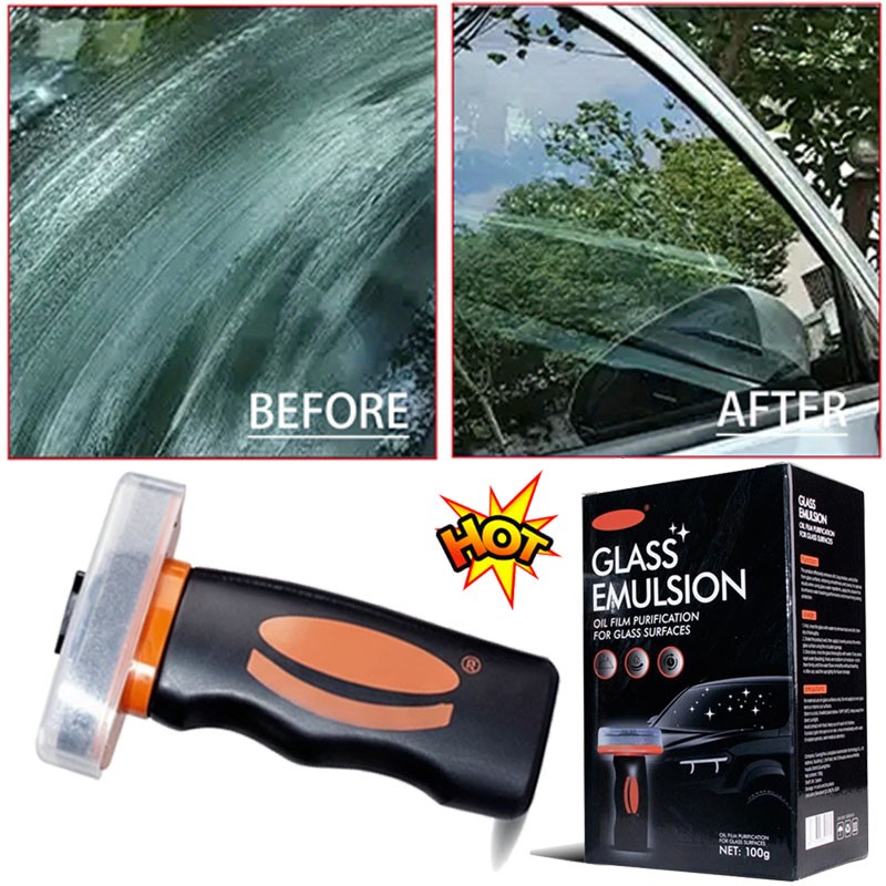 2026 New For Car Window Glass Automotive Oil Film Cleaner Car Windshield Cleaner