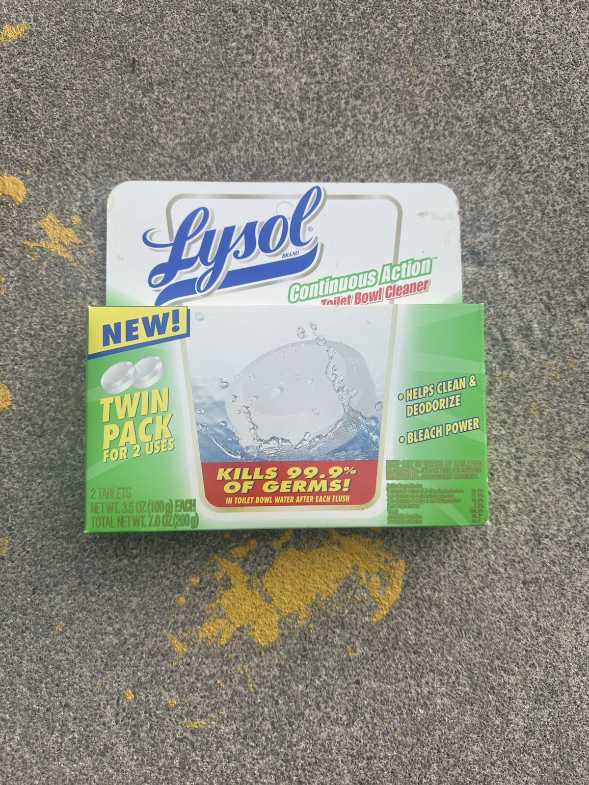 1997 Lysol Continuous Action Toilet Bowl Cleaner , Two Pack