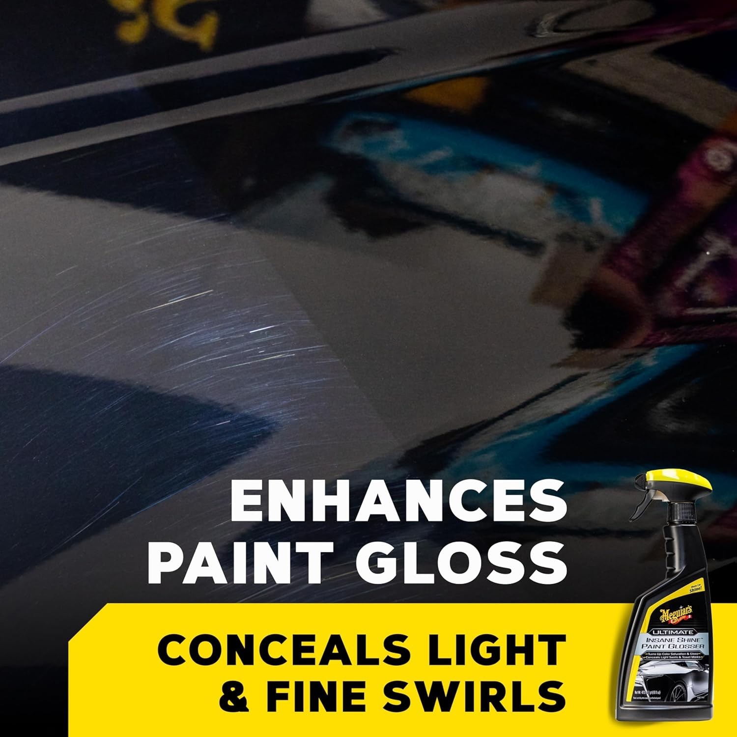 Ultimate Insane Shine Paint Glosser, Easy-to-Use Spray On and Wipe Off Produc…