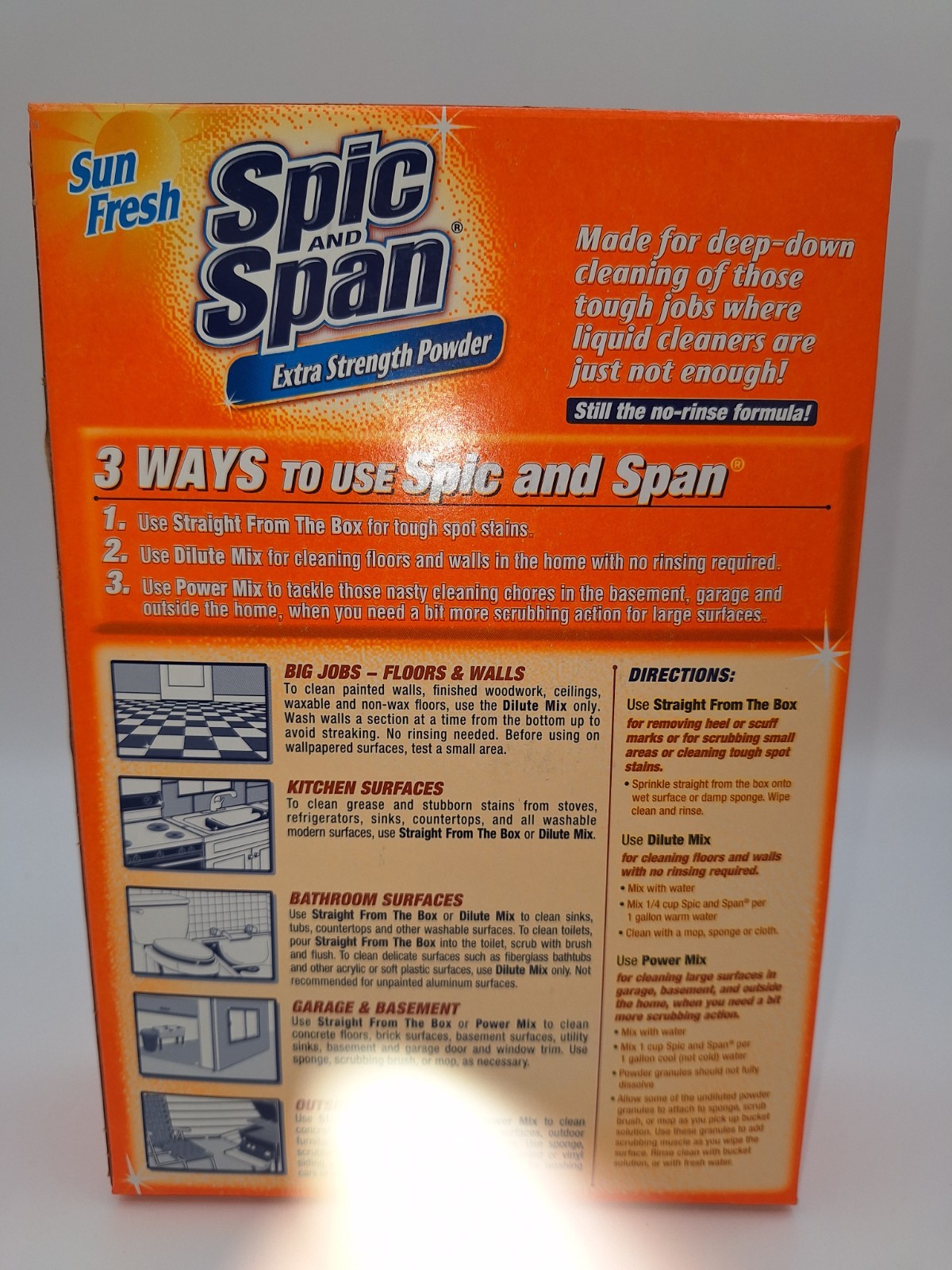 Spic and Span Extra Strength Powder Sun Fresh 27 Oz Two Boxes New