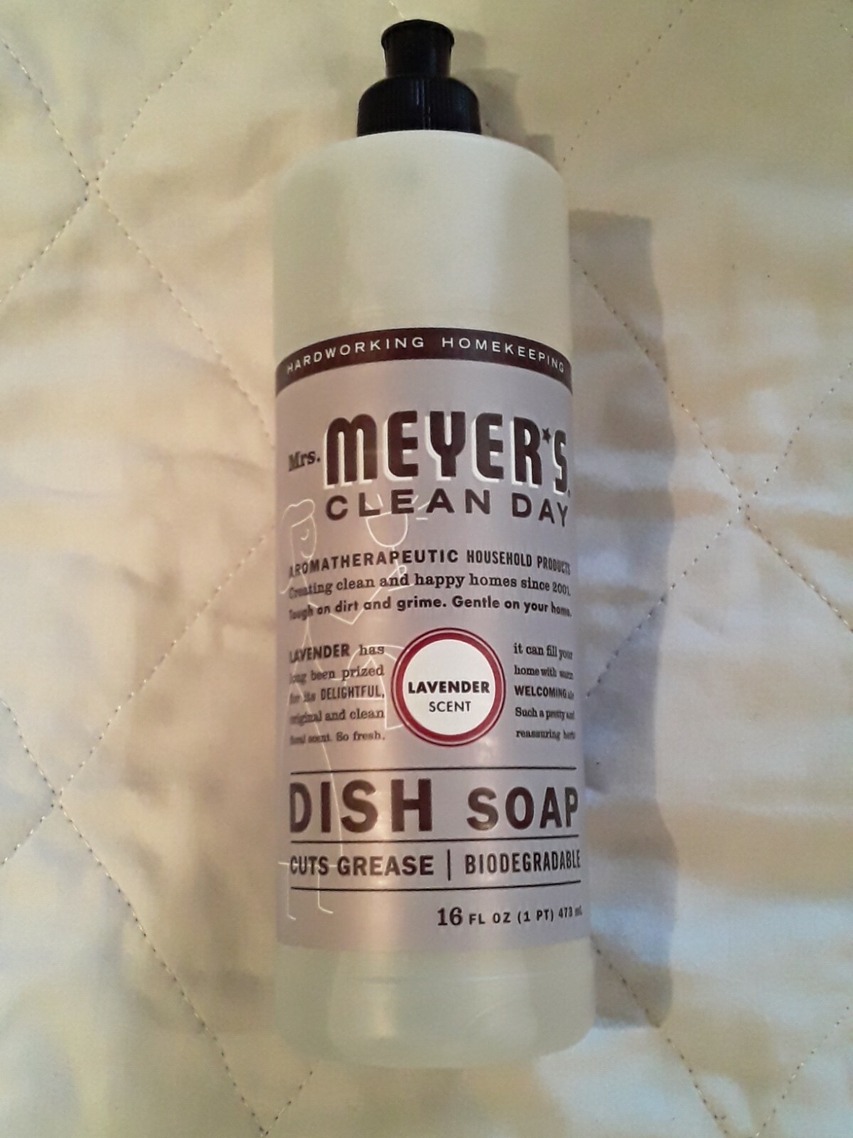 Dish Soap, Lavender Scent, 16 fl oz (473 ml)