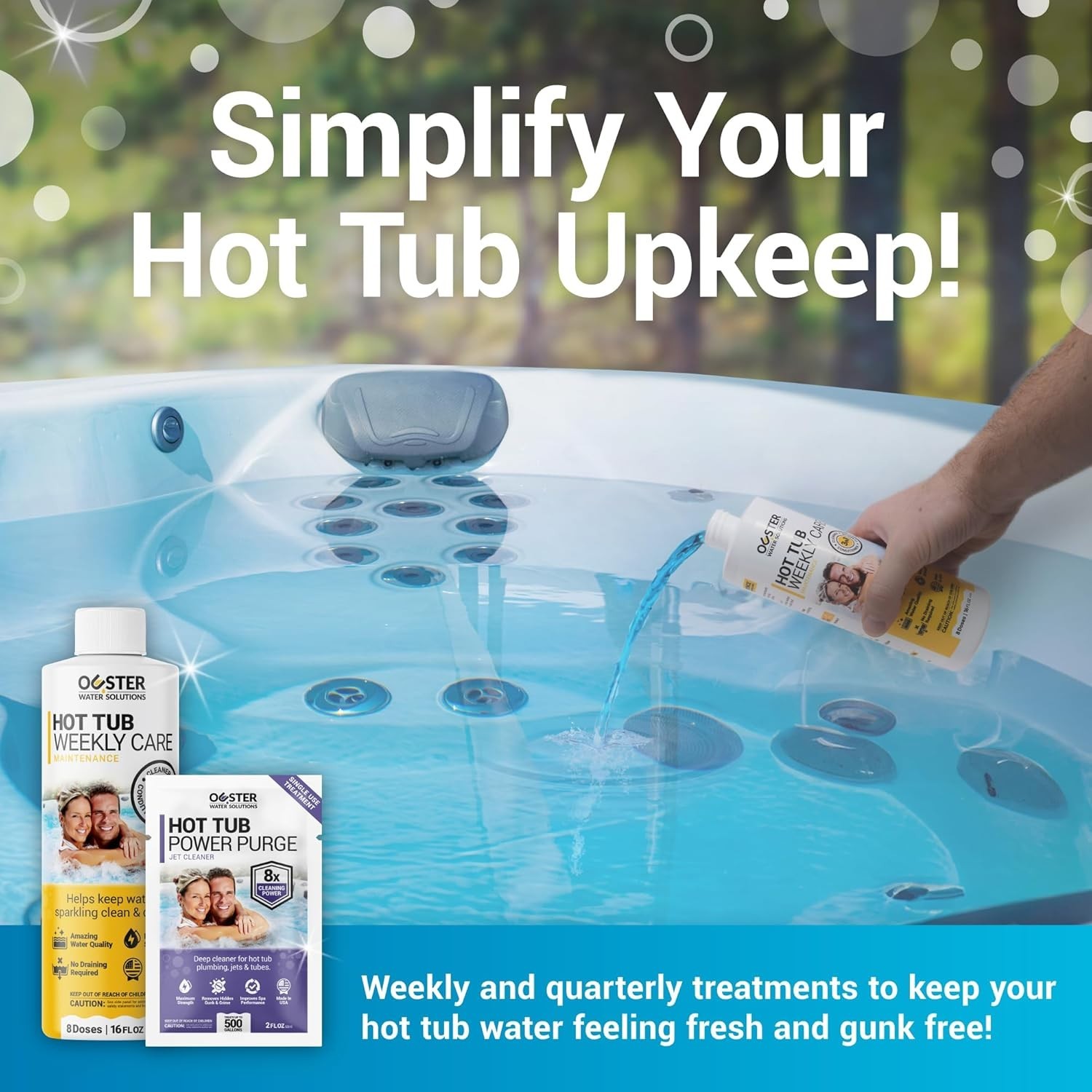 Hot Tub Cleaner Set – USA Made Quality Ingredients