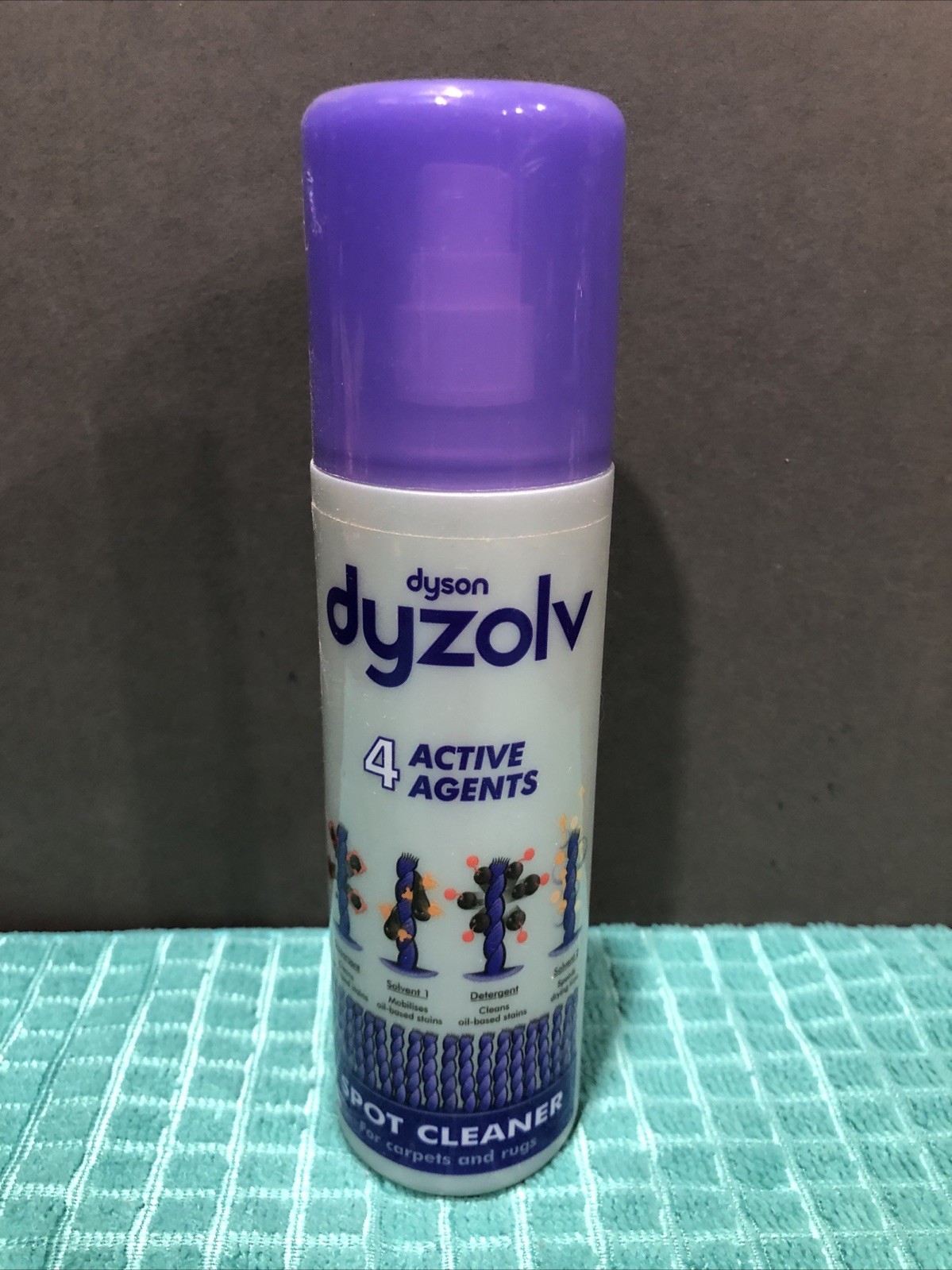 Dyson Dyzolv Spot Cleaner for Carpets & Rugs 4 Active Agents 8.5 oz New