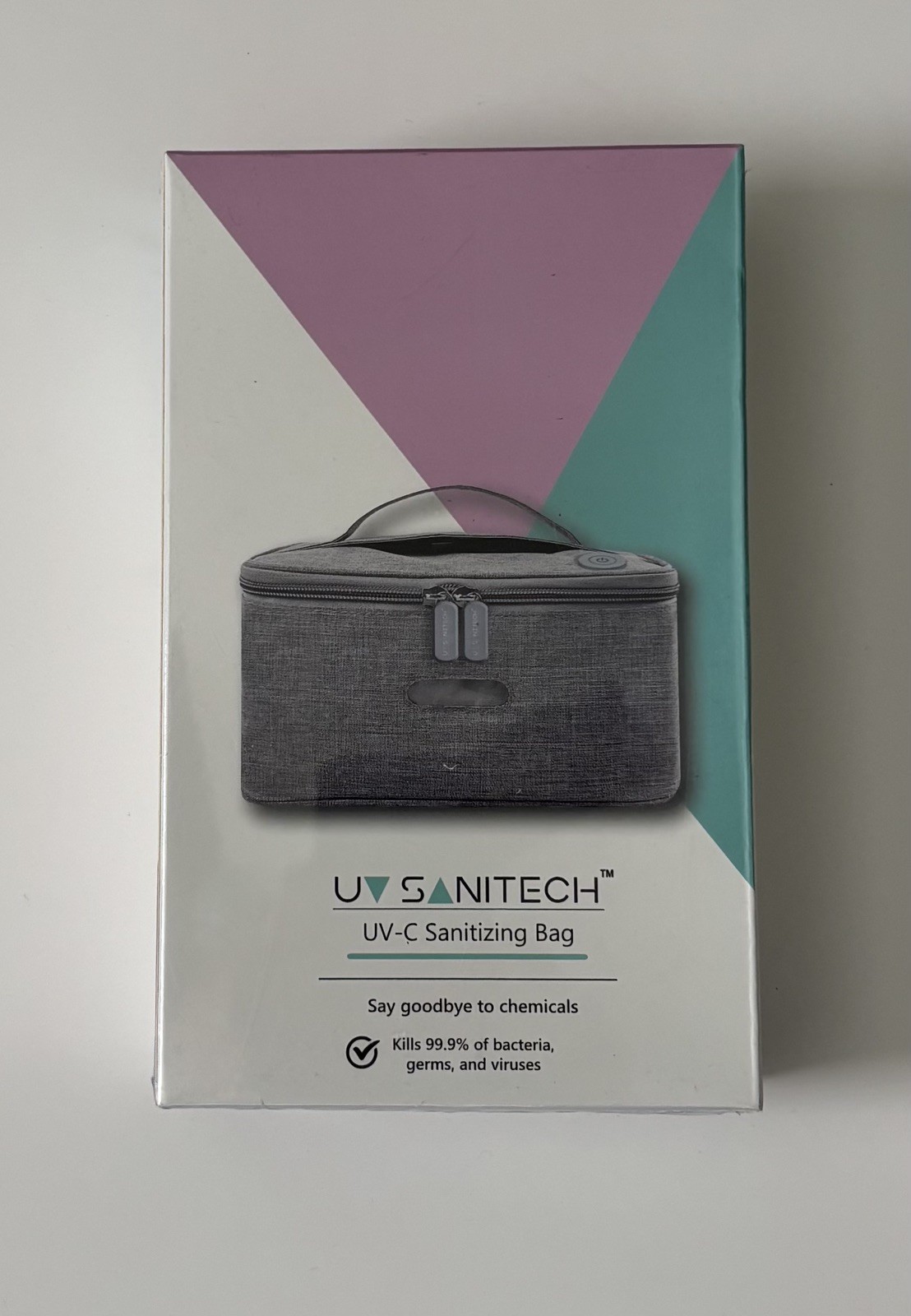 NEW UV Sanitech UV-C Sanitizing Bag-Sanitize Your Personal Items-Phone/Keys