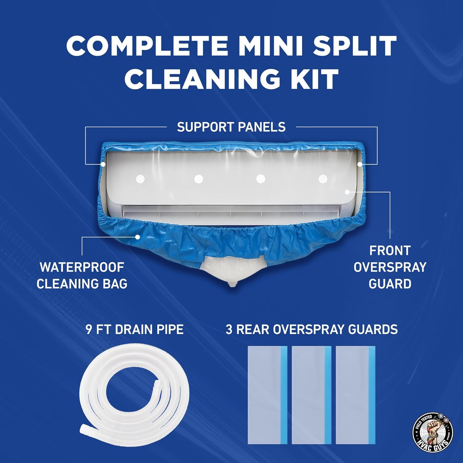 Mini Split Cleaning Bag | 360 Waterproof Design | Fits Systems 27in – 39in Long