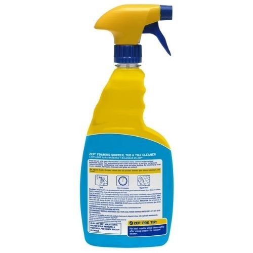Zep Foaming Tub and Tile Cleaner 32 fl oz, Powerful Bathroom Cleaner