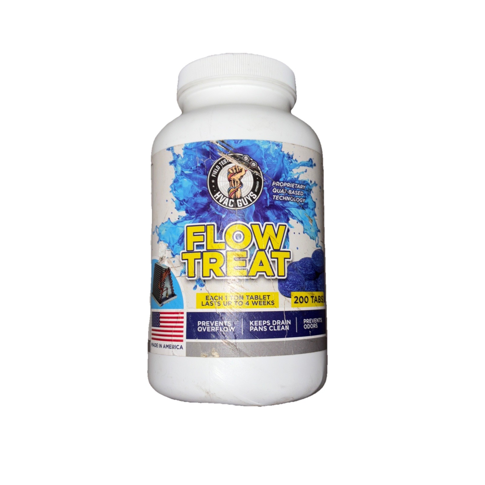 HVAC GUYS – Flow Treat Tabs – 200 Tablets | AC Drain Line Cleaner | Prevents …