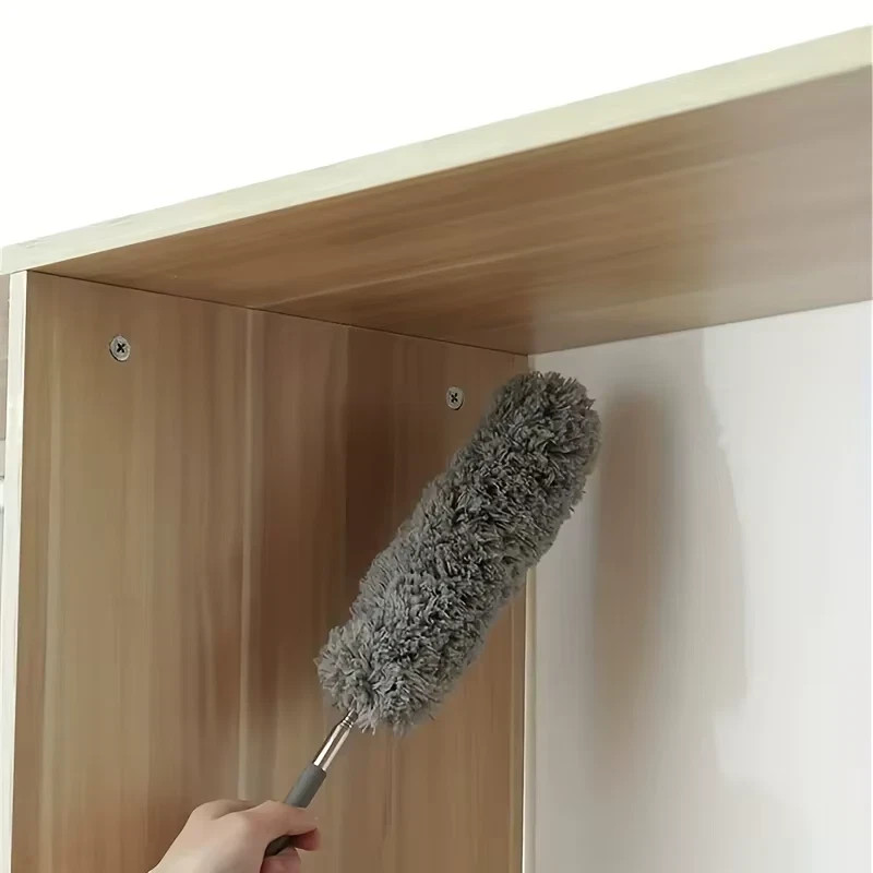 Microfiber Duster Soft Feather Dusting Brush Household Extendable Cleaning Tool