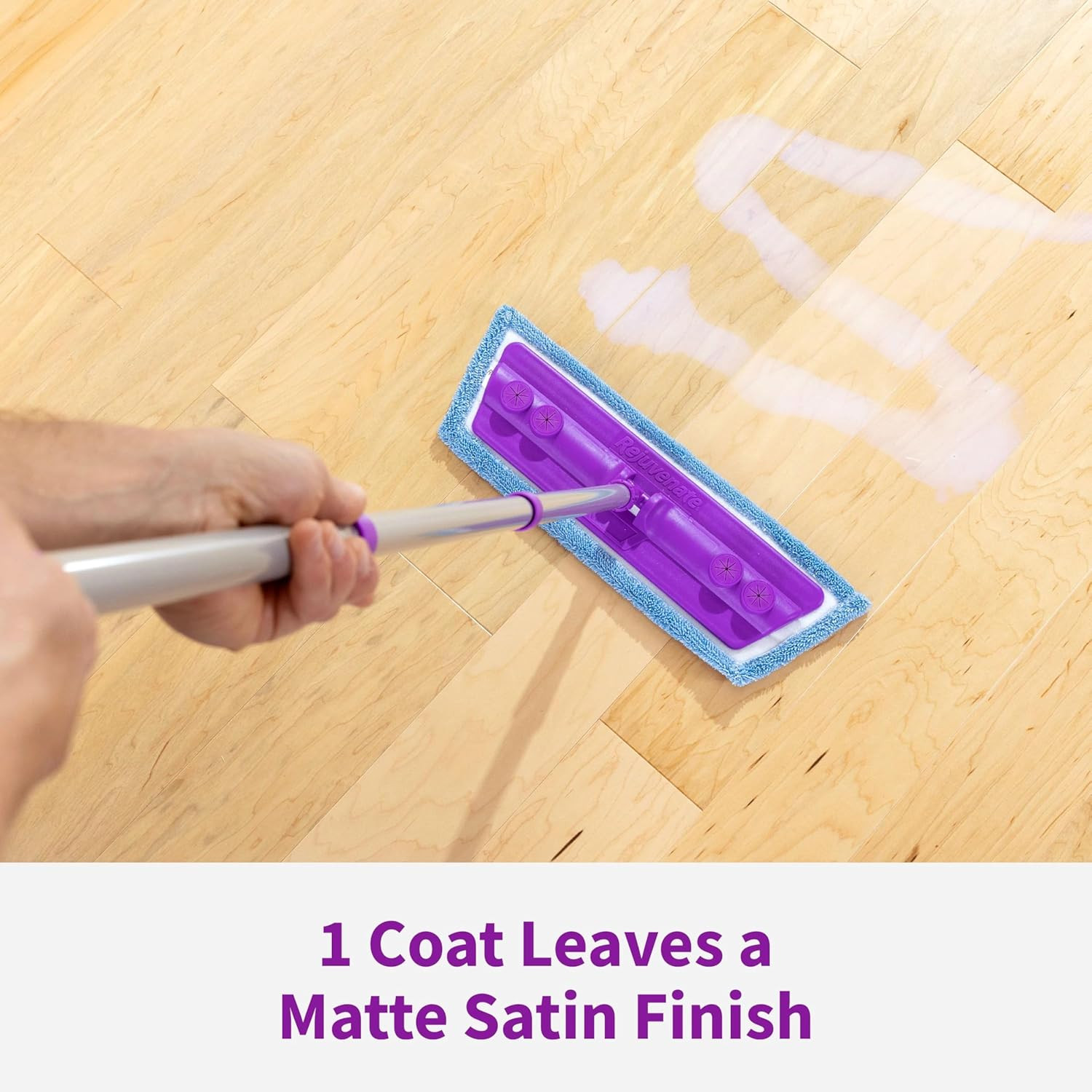 Professional Wood Floor Restorer Fills Scratches, Shines and Protects Wood Floor