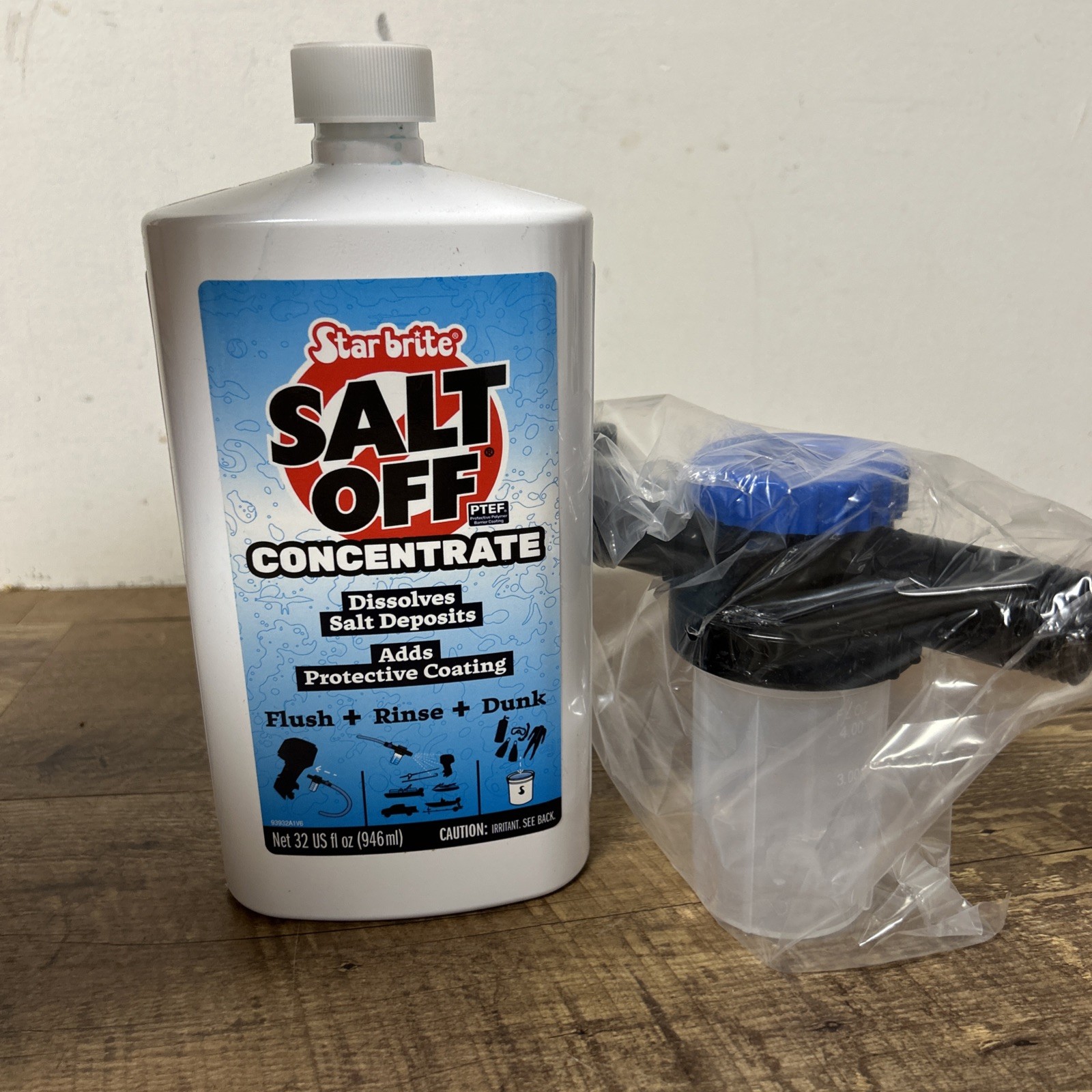 Star brite Salt Off Concentrate 32oz Kit w/ Hose Mixer – Boat & Vehicle Care NEW